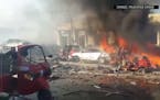 Police: Truck bomb kills 20 in Somalia's capital
