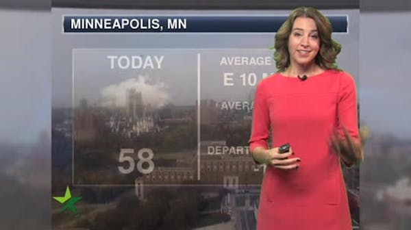 Afternoon forecast: Cloudy and cool