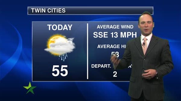 Morning forecast: Clouds, winds increase; rain, snow later