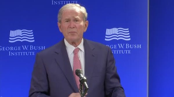 George W. Bush: Bigotry, white supremacy is un-American