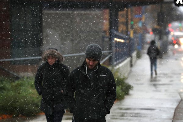 Morning forecast: Rain and snow mix, high of 38