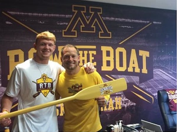 Brennan Armstrong, a Gophers quarterback recruit from Ohio, tweeted about his visit with P.J. Fleck and Minnesota in June.