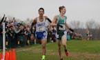 Photo finish -- again! This time Steiger edges Dahlberg for Class 1A title