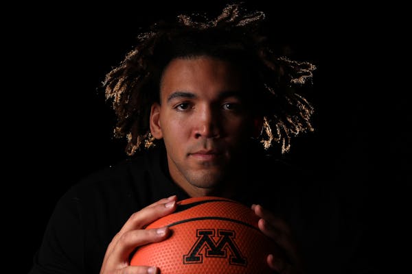 Gophers center Reggie Lynch was the Big Ten’s Defensive Player of the Year last season, but realizes he needs to stay out of foul trouble and on the