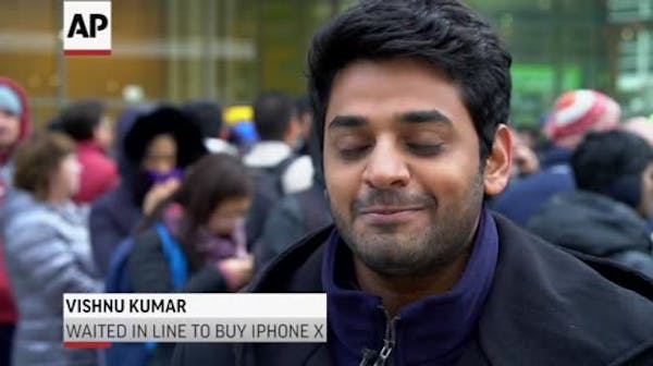 Long lines in several cities For Apple iPhone X