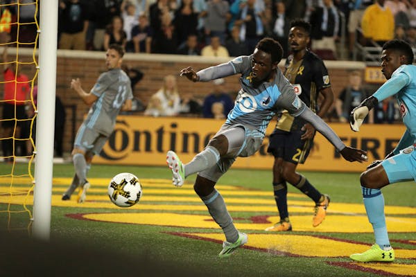 Loons forward Abu Danladi is getting more than the occasional chance to score, something coach Adrian Heath attributes to the rookie’s improved cond