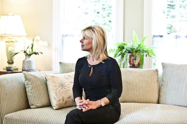 Gretchen Carlson, the former Fox News anchor who sued network boss Roger Ailes for sexual harassment, at the home of her lawyer in Montclair, N.J., in