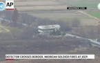 Dramatic video shows North Korean soldier escape