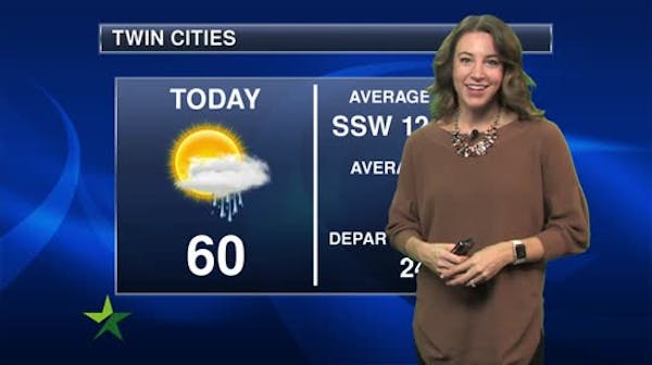 Morning forecast: Mild and breezy, high of 52