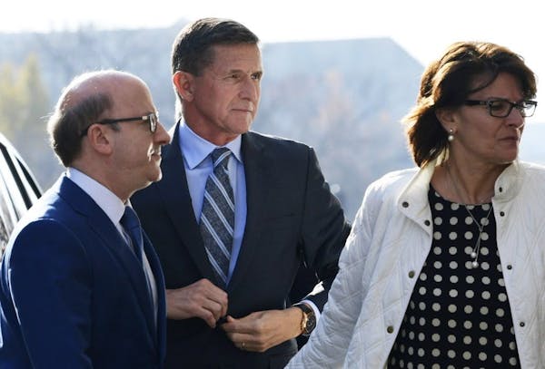 Ex-National Security Adviser Flynn arrives at court