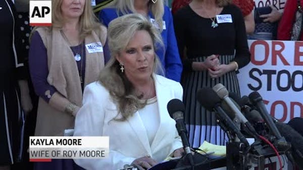 Wife: Alabama candidate Roy Moore 'Won't step down'