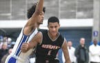 Jalen Suggs (right) leads a Minnehaha Academy team that is one of several small-school programs beefing up their regular-season schedules with games a