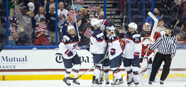 The United States celebrated a goal and eventually a championship at the Four Nations Cup in November.
