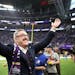 Vikings owner Zygi Wilf celebrated his team clinching of the NFC North championship at U.S.Bank Stadium Sunday December 17, 2017 in Minneapolis, MN.