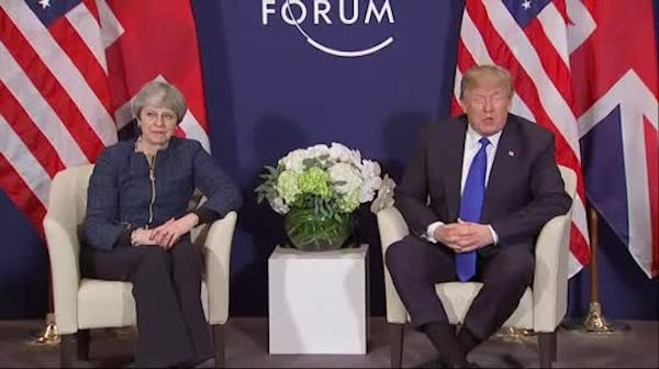 Trump: 'Tremendous respect' for British prime minister May