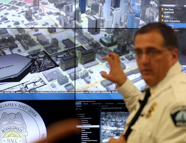 The Multi-Agency Command Center (MACC) sits in a secret location near U.S. Bank Stadium and houses local, state and federal law enforcement agencies w