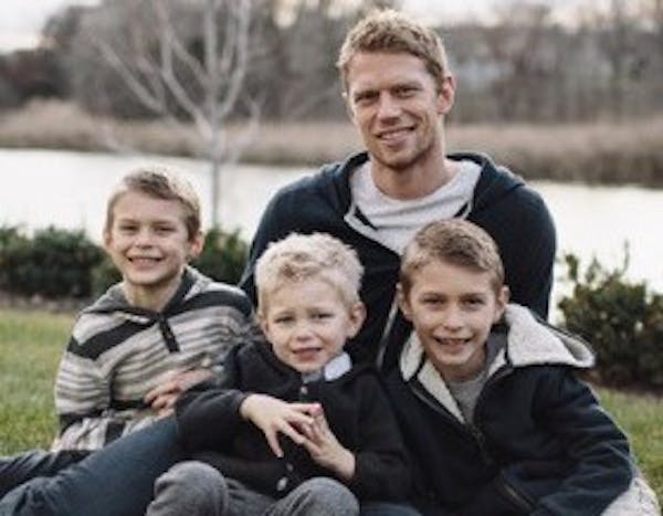 Staal is in Tampa, Fla., this weekend with sons (from left) Levi, 6; Finley, 3; and Parker, 8. “The boys just being there to support him, they’re 