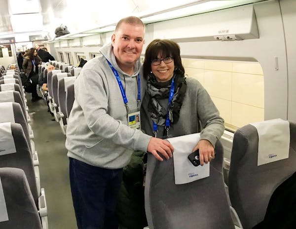 Columnist Chip Scoggins and reporter Rachel Blount landed in Seoul, South Korea, on Tuesday and headed to Pyeongchang on a high-speed train. Strib pho