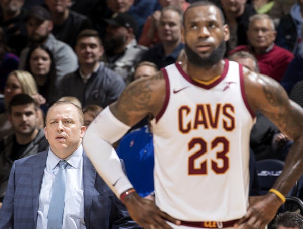 Wolves coach Tom Thibodeau knows his team is catching the Cavaliers while they’re down, but is quick to note that up or down, they still have LeBron