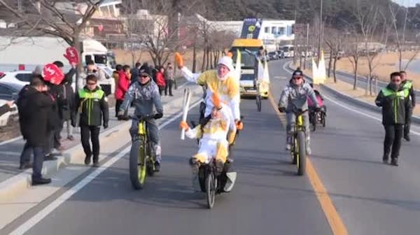 Olympic torch in final legs before Winter Games