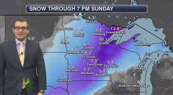 Afternoon forecast: Looking ahead to Saturday's snow