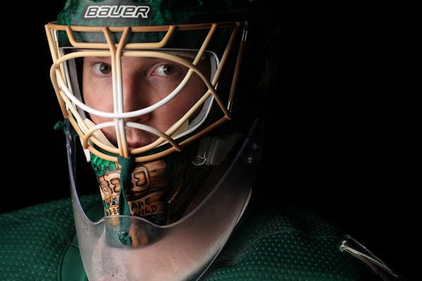 “I think the most important thing is staying sharp,” Devan Dubnyk says, “keeping your brain sharp as your career goes on.” (Star Tribune photo