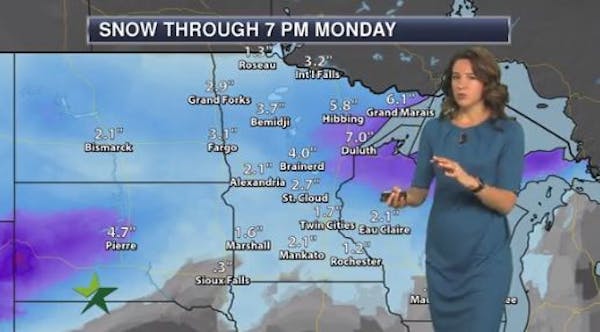 Afternoon forecast: 31 today; snow, ice return Sunday, Monday