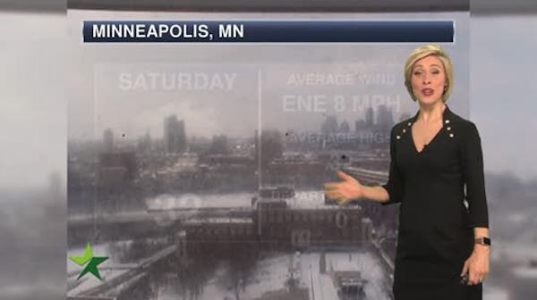 Evening forecast: Low of 14; more snow is coming Saturday