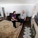 Paul Teeter and Anna Case looked at the tile work in their new 2,100-square-foot, three-bedroom home in Richfield.