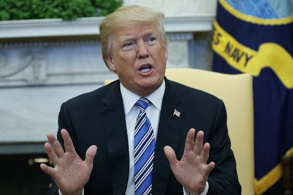 Trump: 'Not backing down' on tariffs