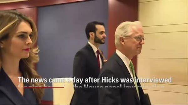 Communications Director Hope Hicks resigning