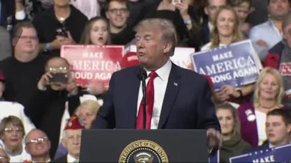 Trump talks North Korea, steel at Pennsylvania rally