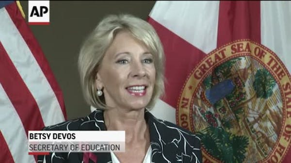 Betsy DeVos says arming teachers should be an option
