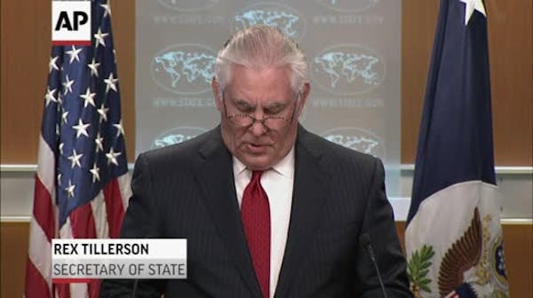 Tillerson urges orderly transition to Pompeo