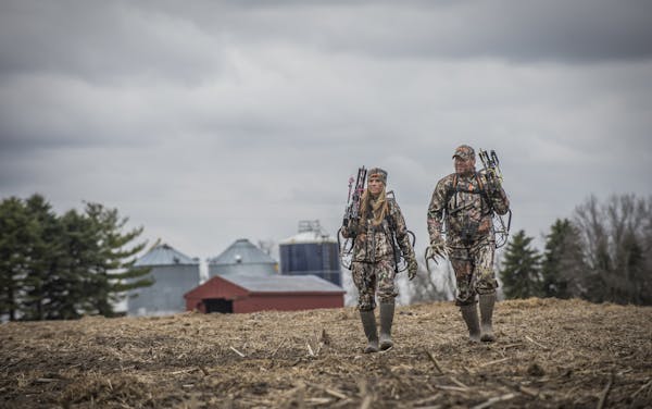 Pat and Nicole Reeve, who live near Plainview in southeast Minnesota, host the outdoors television show, “Driven with Pat & Nicole’’ on the Outd