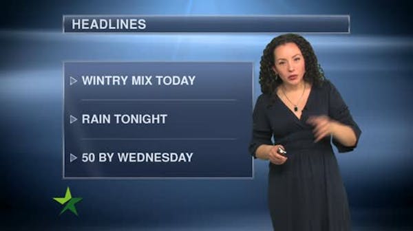 Afternoon forecast: Turning to mostly rain