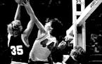 Randy Breuer (44) helped lead Lake City to Class 1A titles in 1978 and ’79. The 7-3 center's 113 points in 1979 stand as a tournament record.
