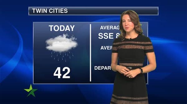 Morning forecast: Wintry mix, high of 42
