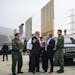 President Donald Trump viewed border-wall prototypes during a visit last month to a neighborhood along the Mexico-U.S. border near San Diego. Trump ha