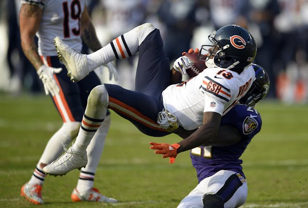 Kendall Wright is hoping his time with the Vikings will stick after last playing for the Bears and Titans. (AP Photo/Nick Wass)