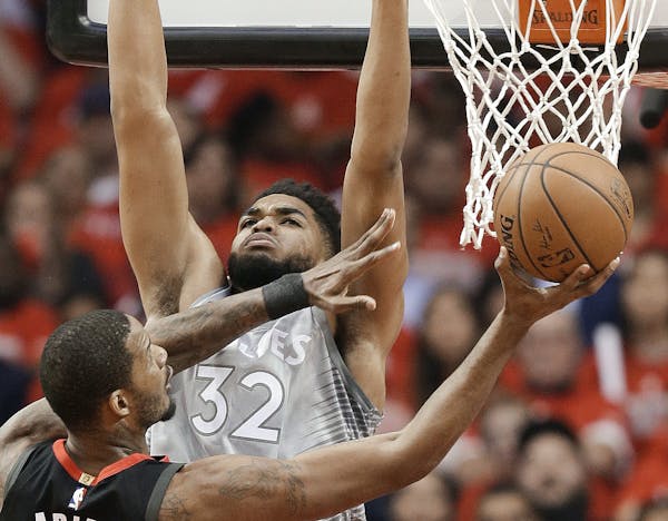 Wolves center Karl-Anthony Towns was not a factor on either end for the second consecutive game. He scored five points — all in the first quarter.