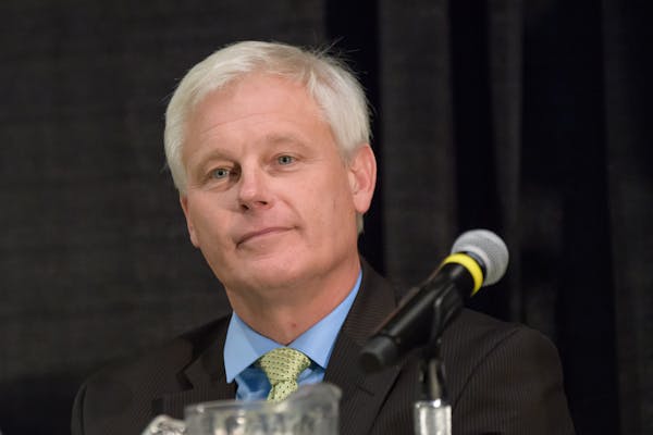Rep. Paul Thissen participated in a forum for DFL gubernatorial candidates in October.