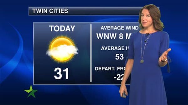 Afternoon forecast: Bright sunshine and warmup after cold start