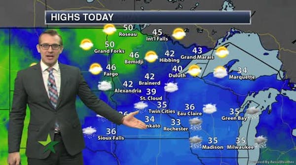 Afternoon forecast: Most precipitation moving south of metro