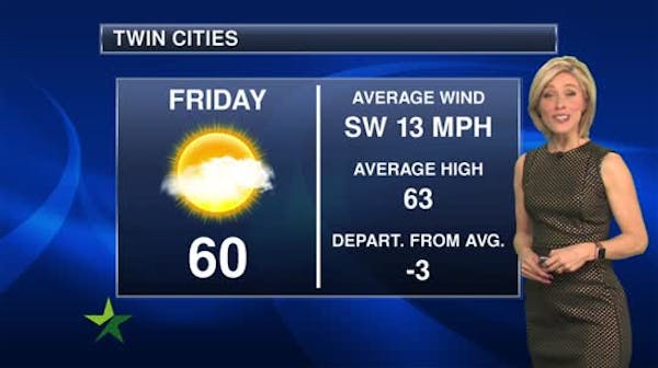 Evening forecast: Low of 42, mainly clear; sunny Friday ahead