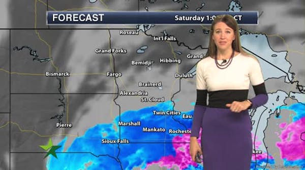 Afternoon forecast: Accumulating snow, windy