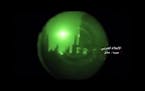 Night scope video shows missiles over Damascus