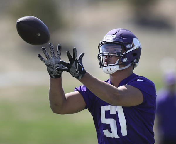 The Vikings are turning former Washington State defensive lineman Hercules Mata'afa into a linebacker.