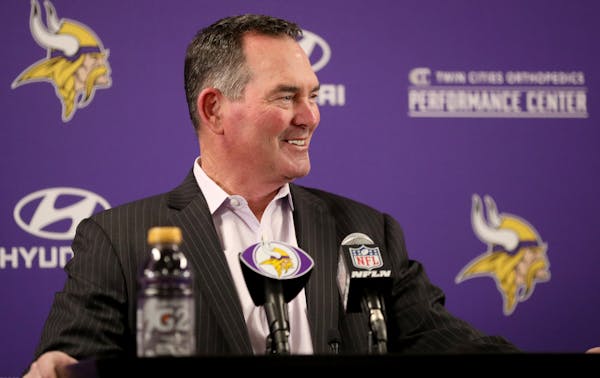 Vikings coach Mike Zimmer said the team’s offseason upgrades should potentially lead to a better result than last season’s.