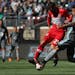 Loons captain Francisco Calvo, right, expects his team to start winning with five of the next six matches at home. “The calm is going to come back,�
